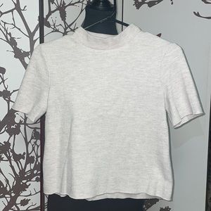 ZARA Size Small Cream/Beige/White T-Shirt NWOT $25 price drop!⬇️
